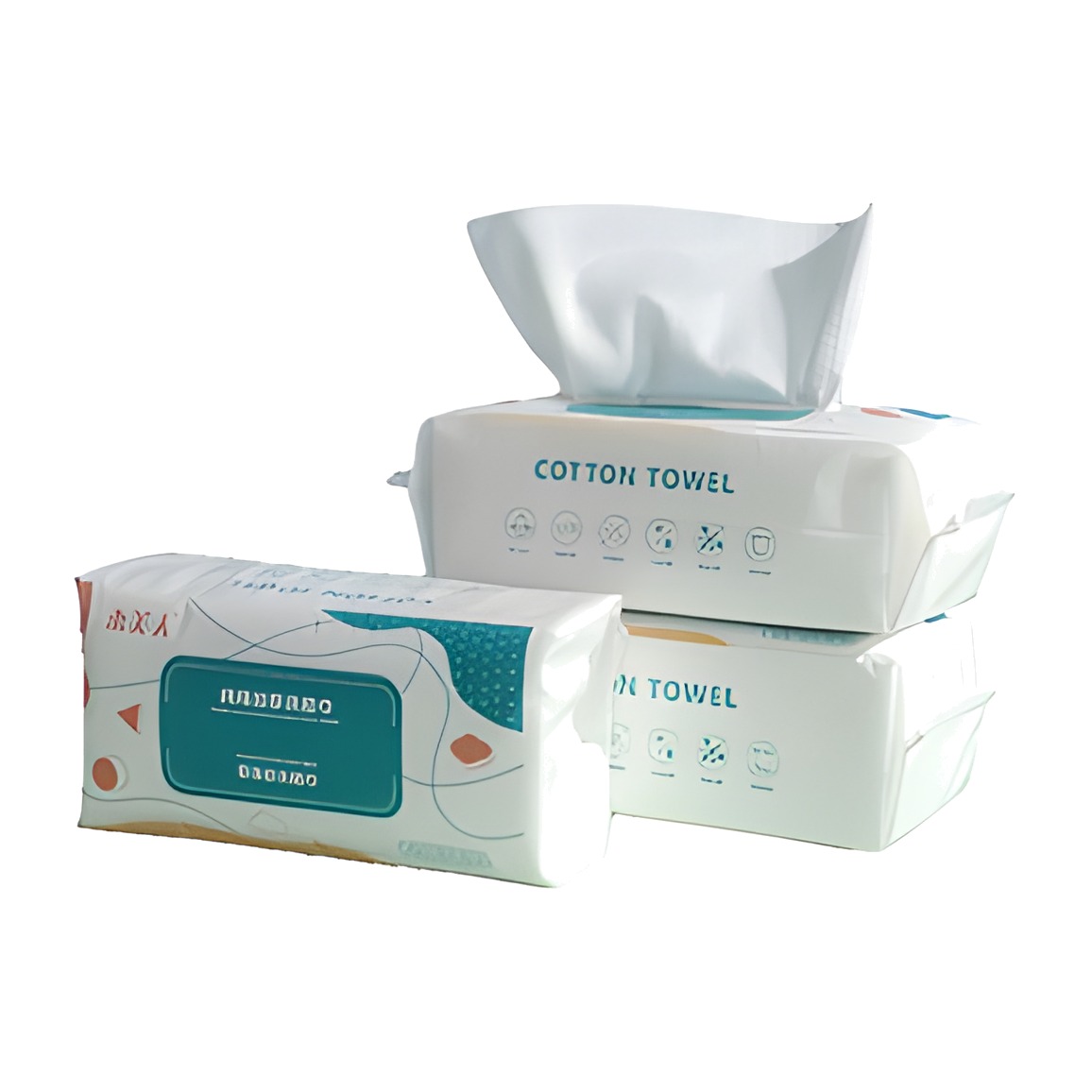 TOALLA DE ALGODÓN FACIAL X 100 UND