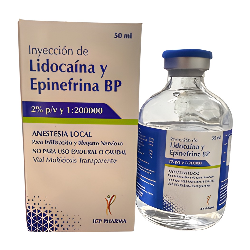 LIDOCAINA CON EPINEFRINA 2% 50ML