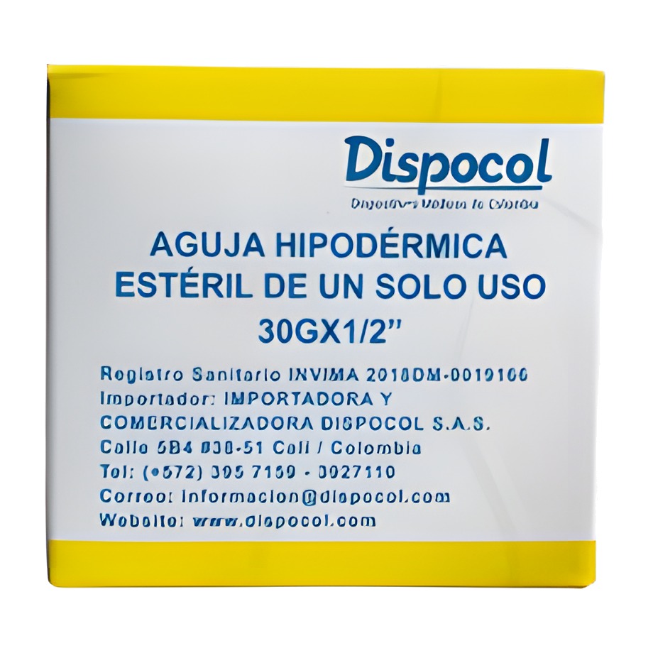AGUJA HIPODÉRMICA DISPOCOL