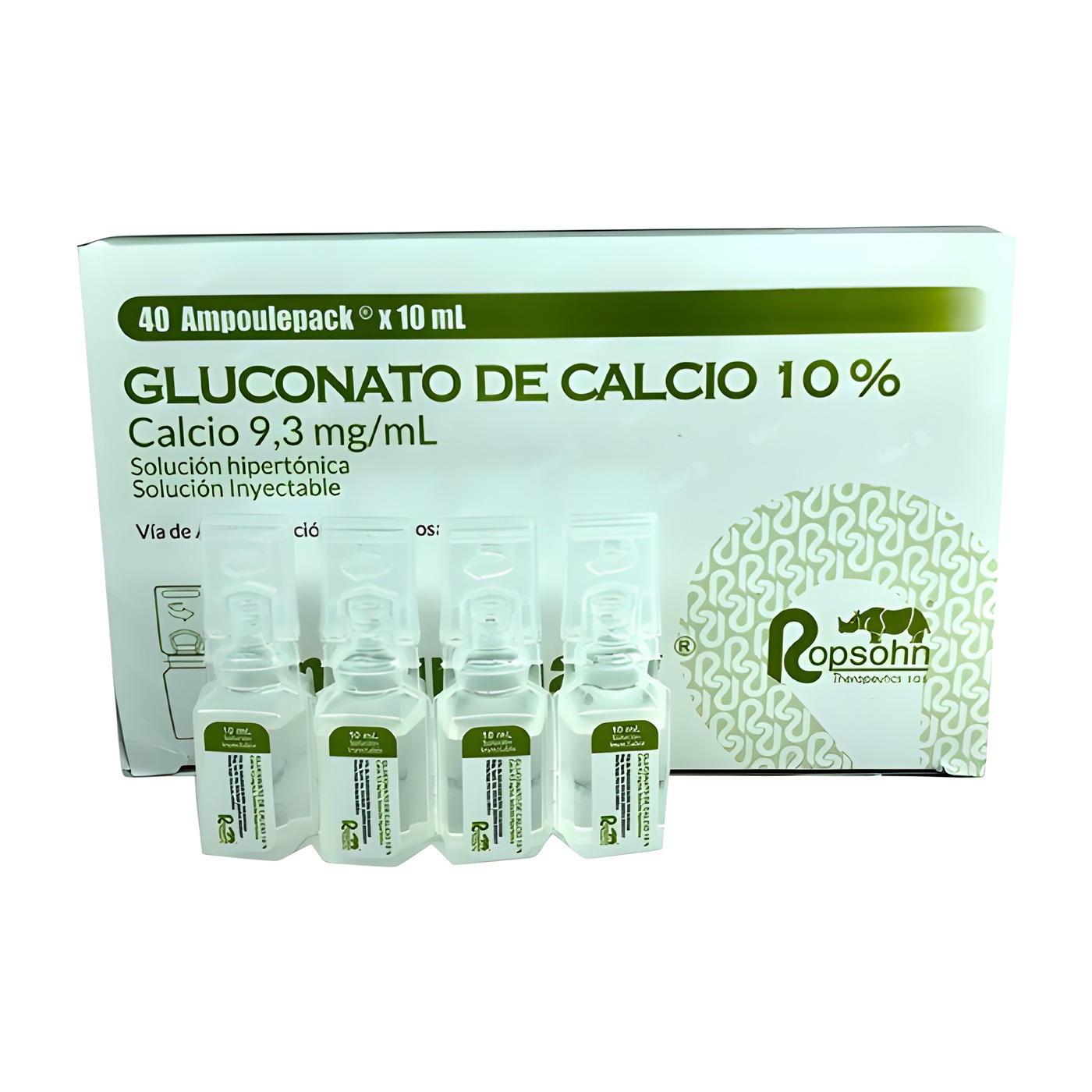 GLUCONATO DE CALCIO 10% ROPSOHN