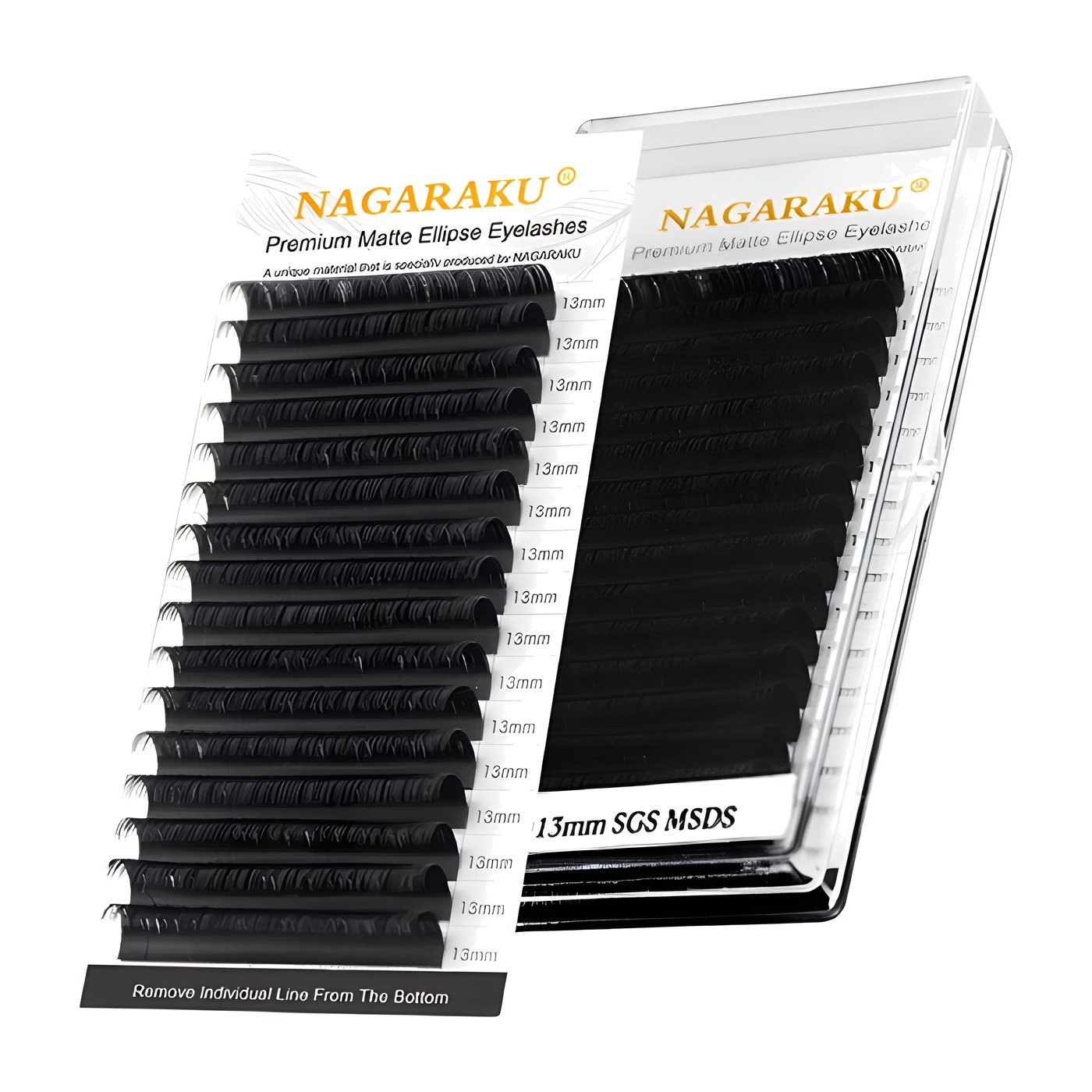 PESTAÑAS NAGARAKU PREMIUM ELLIPSE DOBLE PUNTA