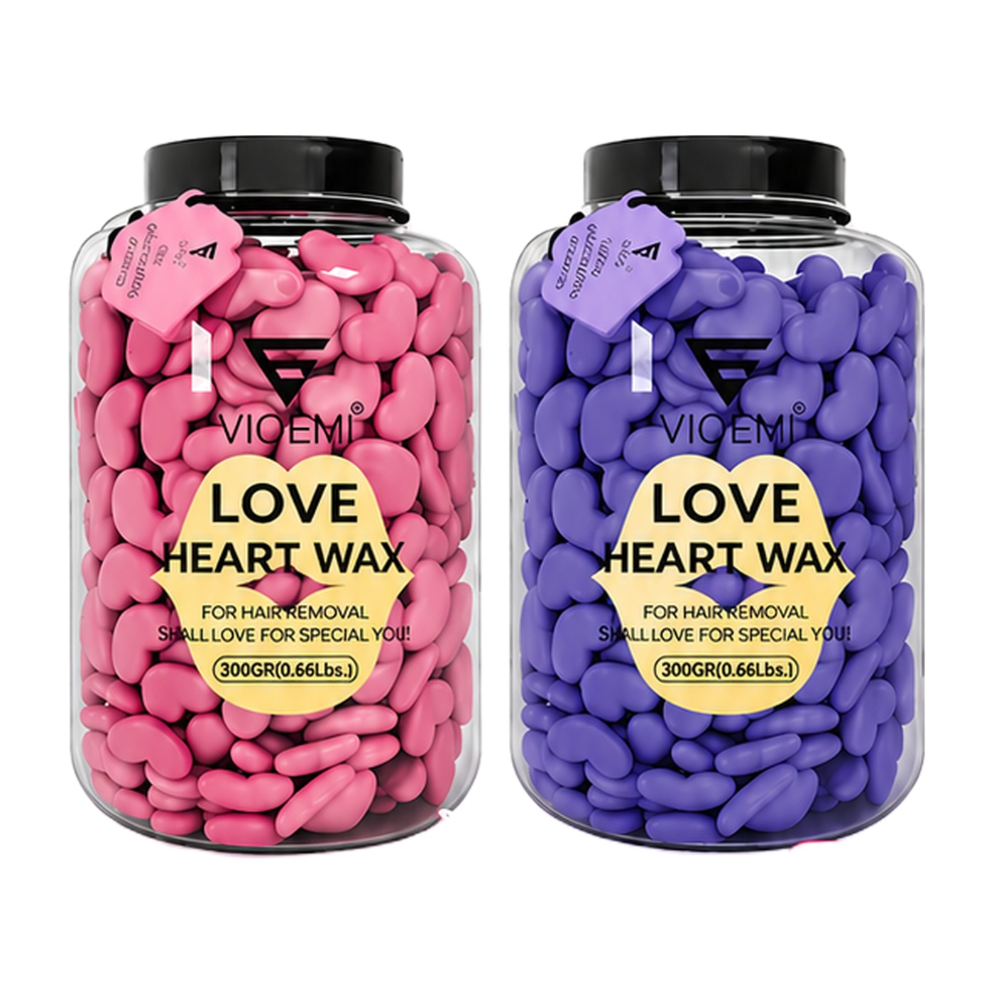 CERA PERLAS CORAZÓN 300GR VIOEMI