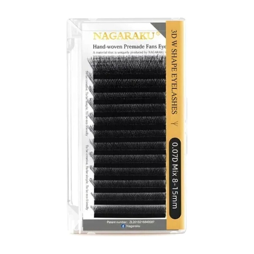 PESTAÑAS NAGARAKU 0.07D 3D W