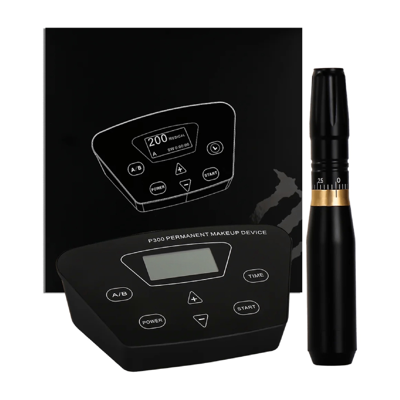 DERMOGRAFO P300 BIOMASER PERLA NEGRA